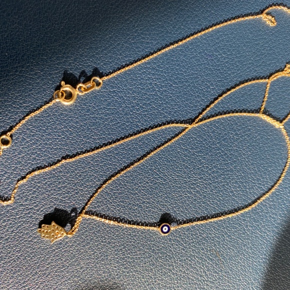 Alemdara Altan Hand of Hamsa Necklace - Picture 7 of 9